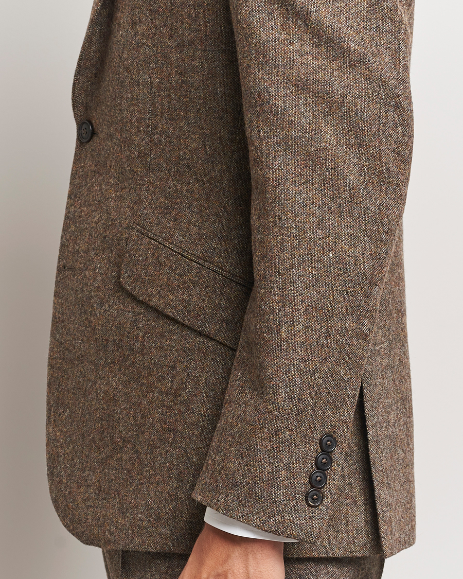 Men | Blazers | Walker Slater | Edward Wool Donegal Blazer Brown