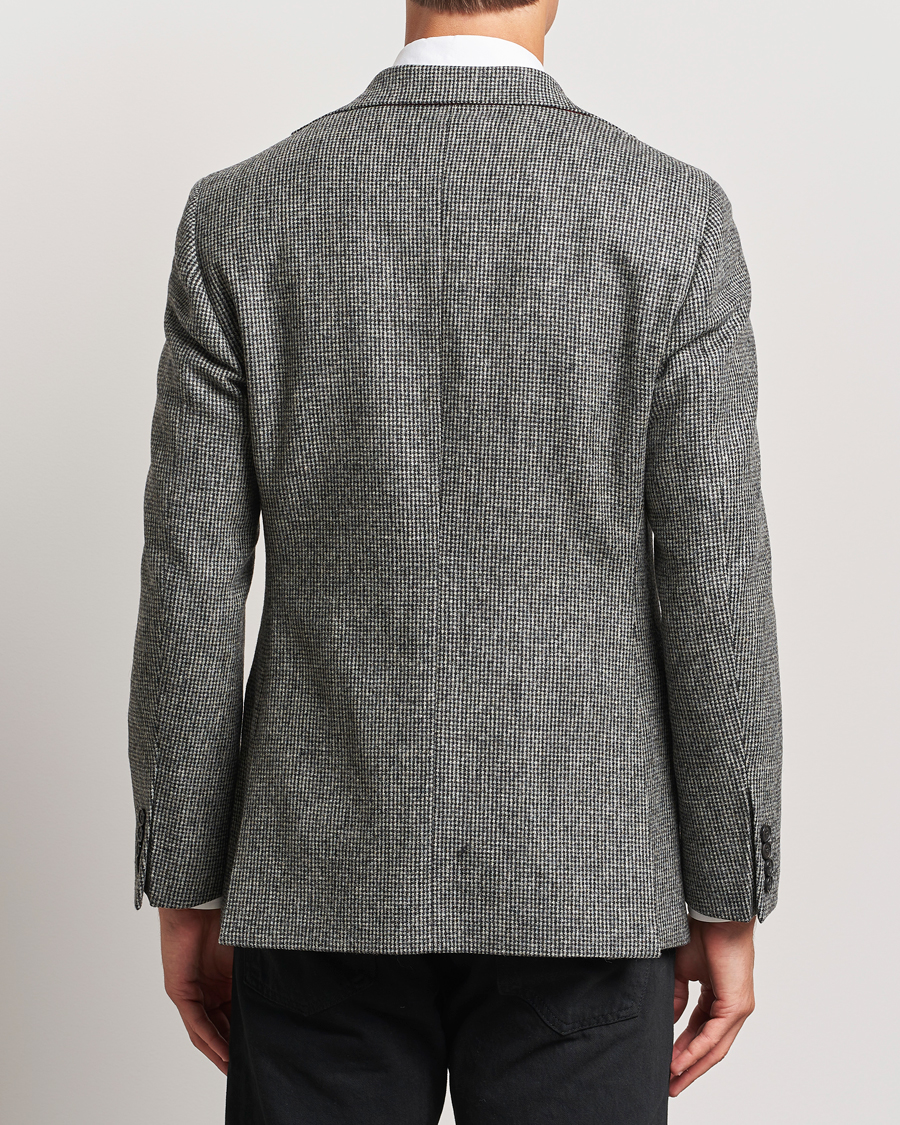 Men | Blazers | Walker Slater | Edward Lambswool Pepita Blazer Grey/Black