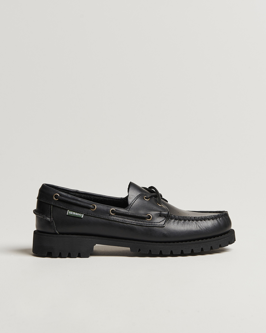 Men | Loafers | Sebago | Ranger Waxy Leather Loafer Total Black