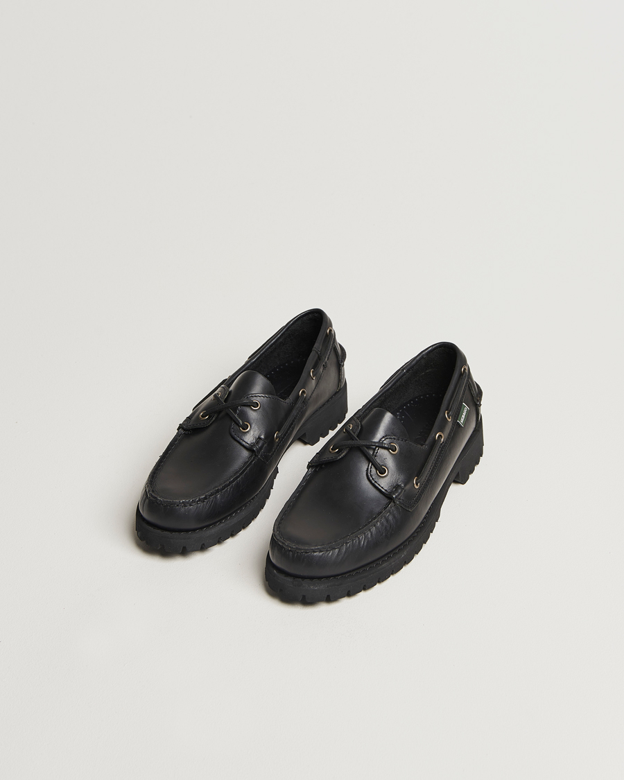 Men | Loafers | Sebago | Ranger Waxy Leather Loafer Total Black
