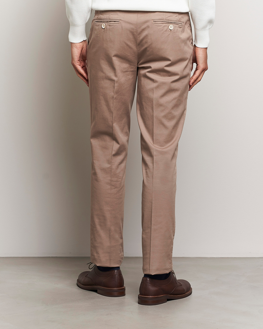 Men | Trousers | Brunello Cucinelli | Slim Fit Chinos Khaki