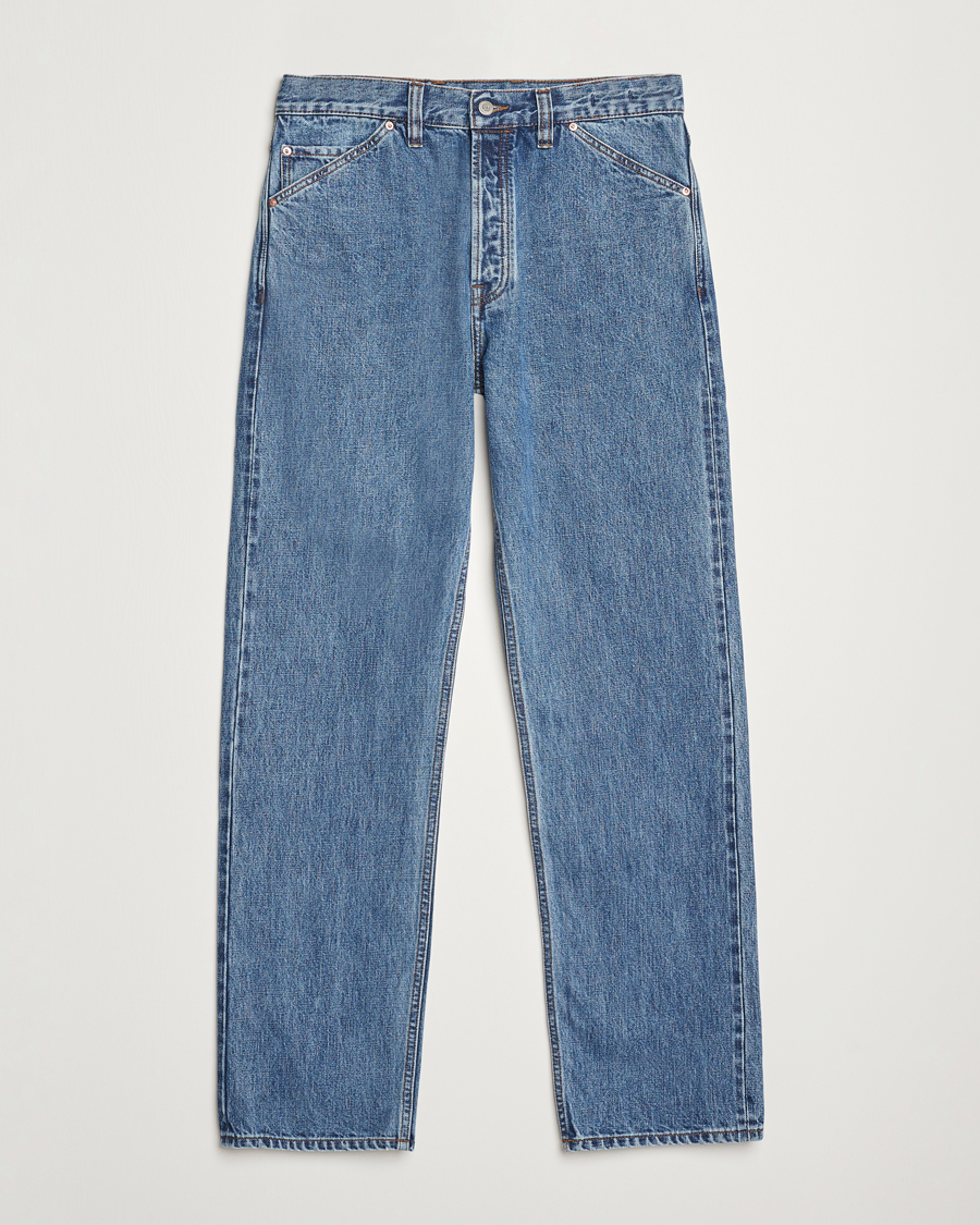 Men | Trousers | Drake's | 5-Pocket Japanese Selvedge Jeans Bleach