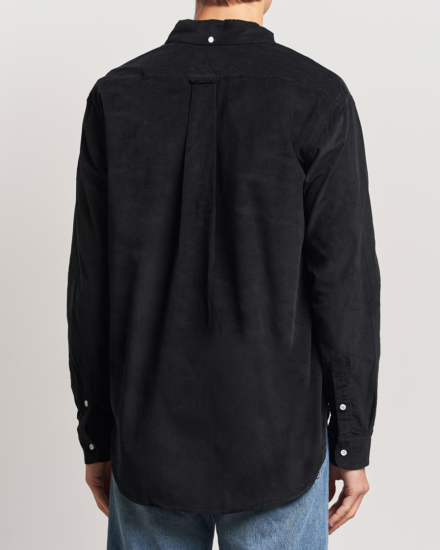 Men | Shirts | Gitman Vintage | Button Down Corduroy Shirt Black