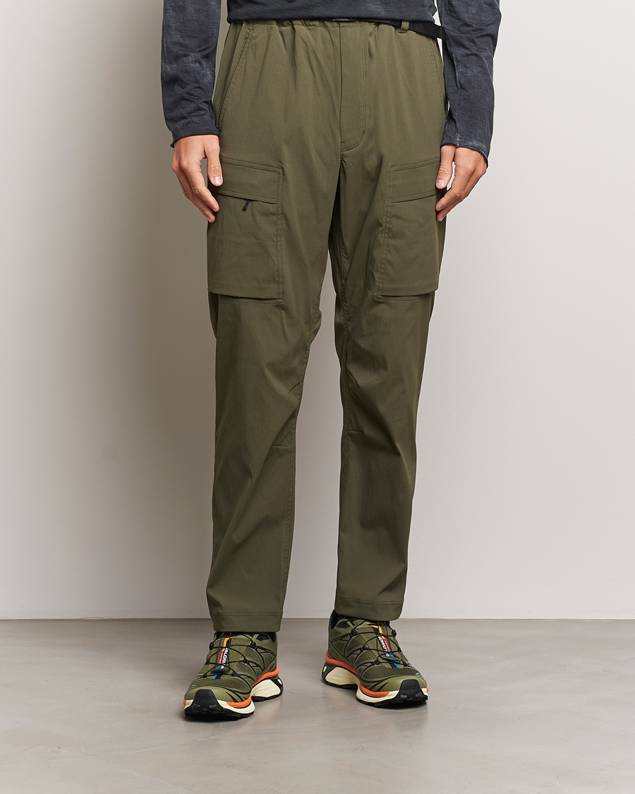 Men | Trousers | Goldwin | Cordura Stretch Cargo Pants Military Green
