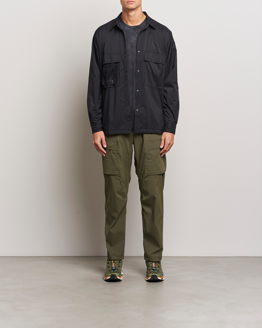 Men | Shirts | Goldwin | Pertex Field Warm Shirt Black