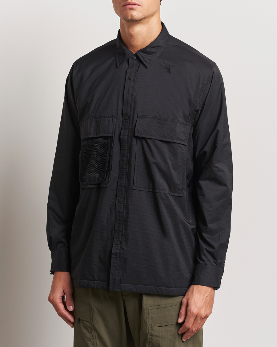 Men | Shirts | Goldwin | Pertex Field Warm Shirt Black