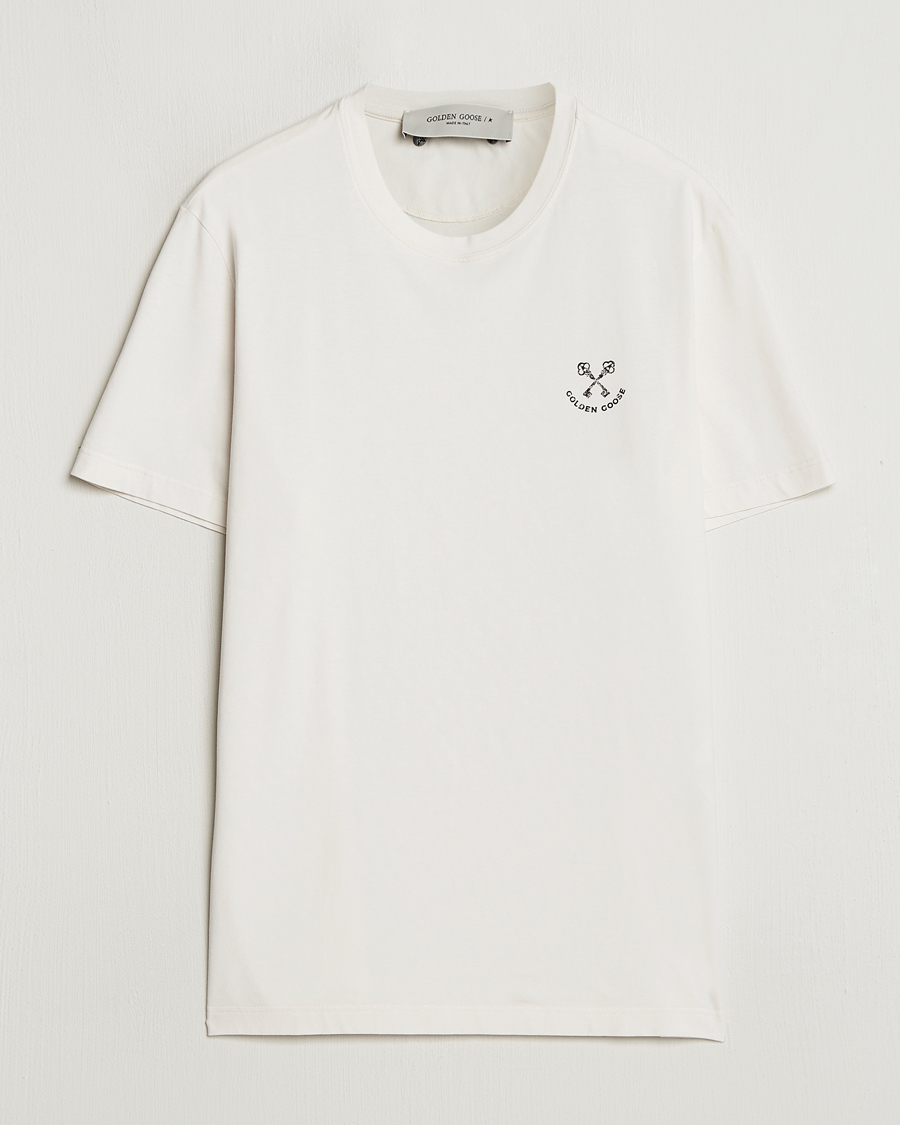 Men | T-Shirts | Golden Goose | Journey Short Sleeve T-Shirt Heritage White