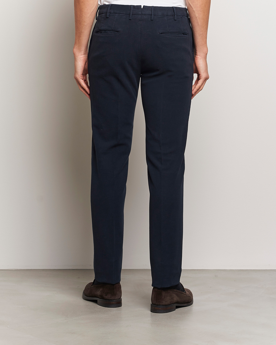 Men | Trousers | Incotex | Slim Fit Luxury Moleskine Trousers Navy