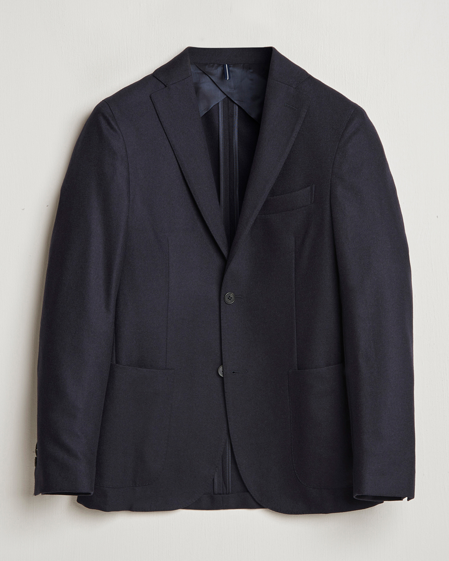 Men | Blazers | Incotex | Wool/Cashmere Blazer Navy