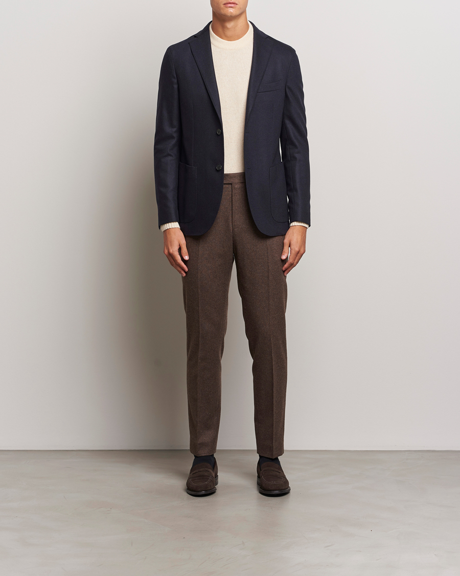 Men | Blazers | Incotex | Wool/Cashmere Blazer Navy