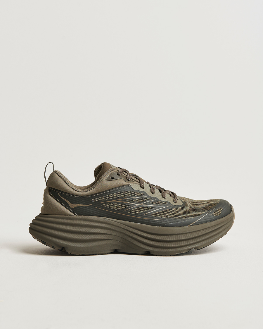 Men | Hoka Stealth/Tech Bondi 8 Deep Umber/Black | Hoka | Stealth/Tech Bondi 8 Deep Umber/Black