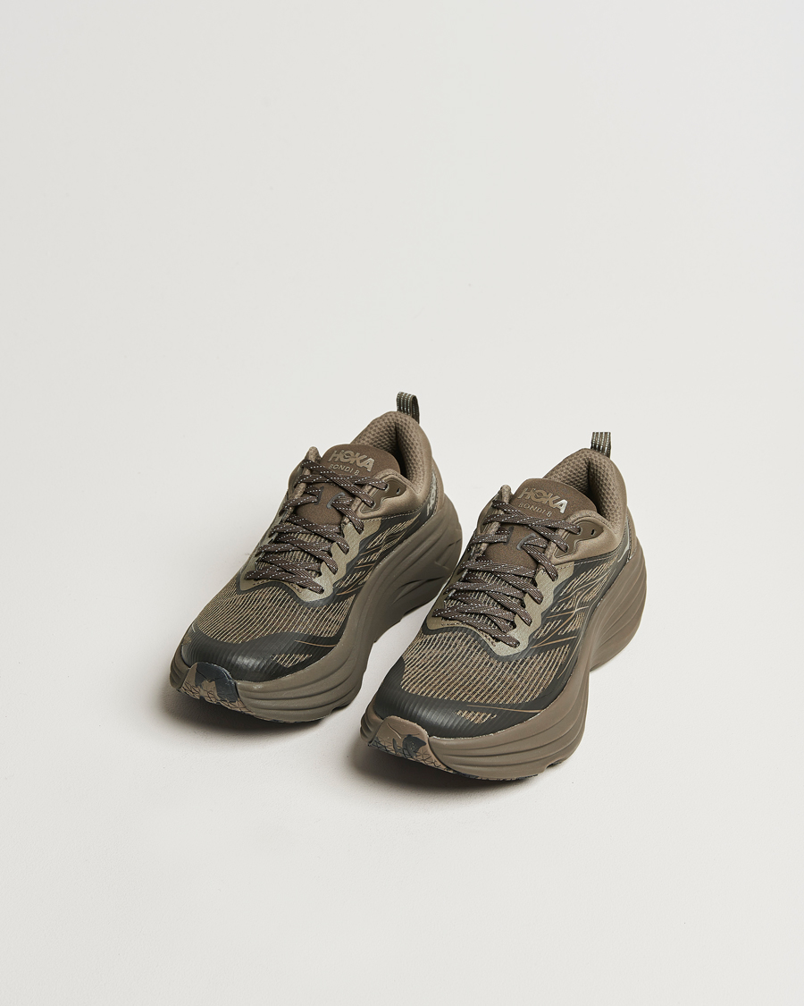 Men | Hoka Stealth/Tech Bondi 8 Deep Umber/Black | Hoka | Stealth/Tech Bondi 8 Deep Umber/Black
