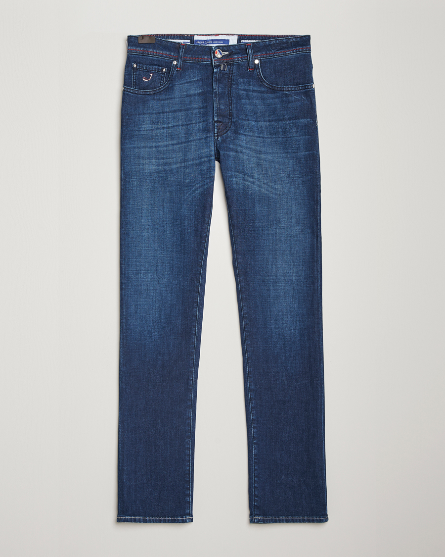 Men | Jeans | Jacob Cohën | Bard Paris Slim Fit Stretch Jeans Blue