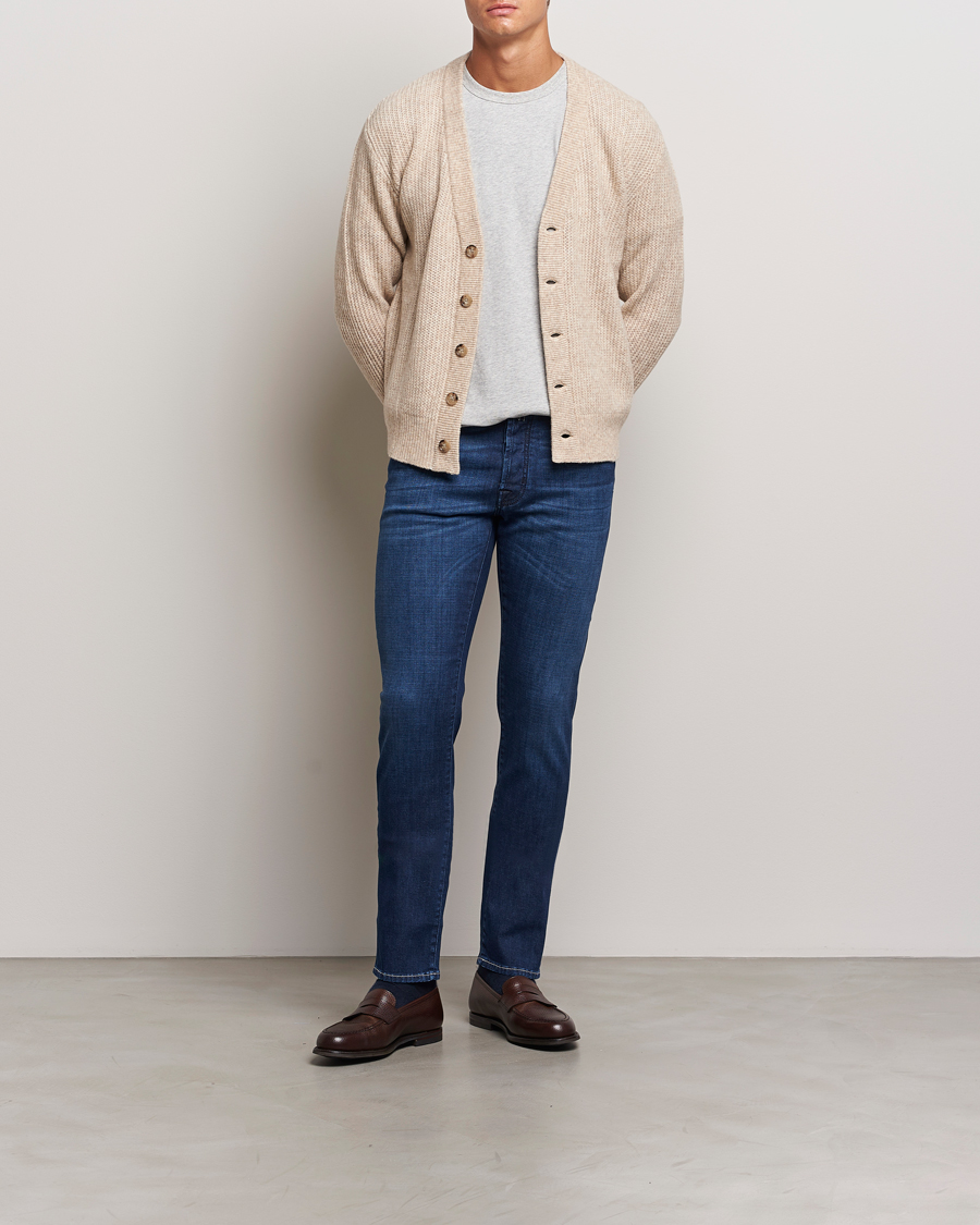 Men | Jeans | Jacob Cohën | Bard Paris Slim Fit Stretch Jeans Blue