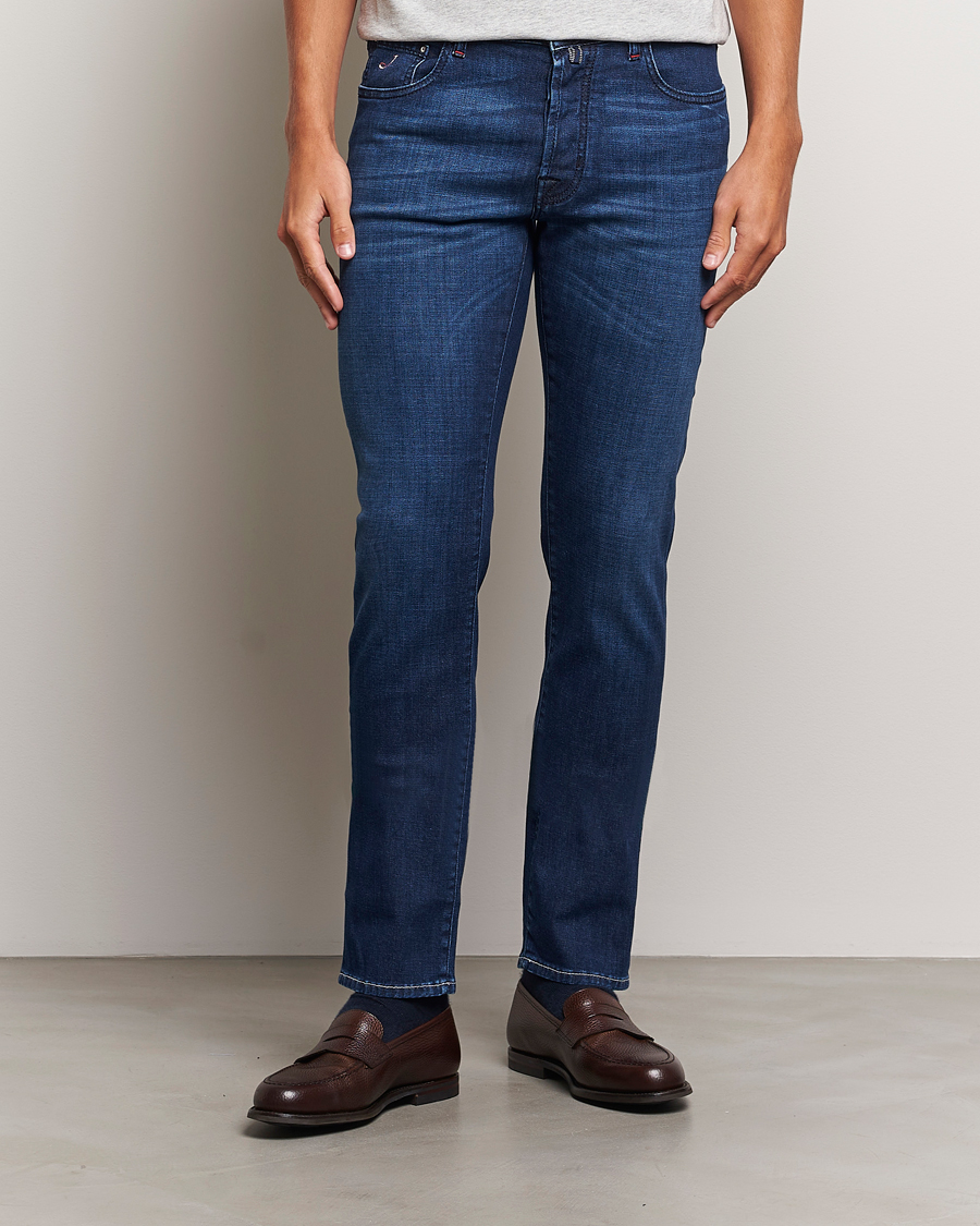 Men | Jeans | Jacob Cohën | Bard Paris Slim Fit Stretch Jeans Blue
