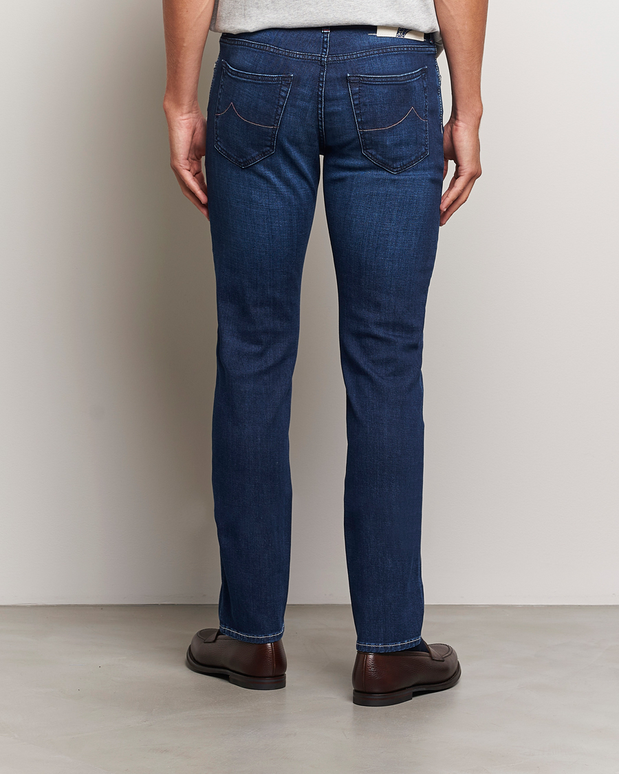Men | Jeans | Jacob Cohën | Bard Paris Slim Fit Stretch Jeans Blue