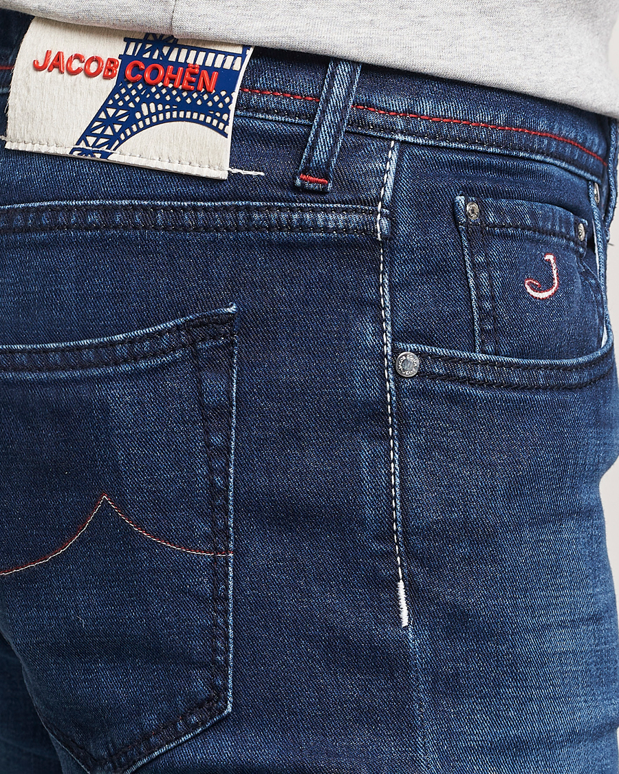 Men | Jeans | Jacob Cohën | Bard Paris Slim Fit Stretch Jeans Blue