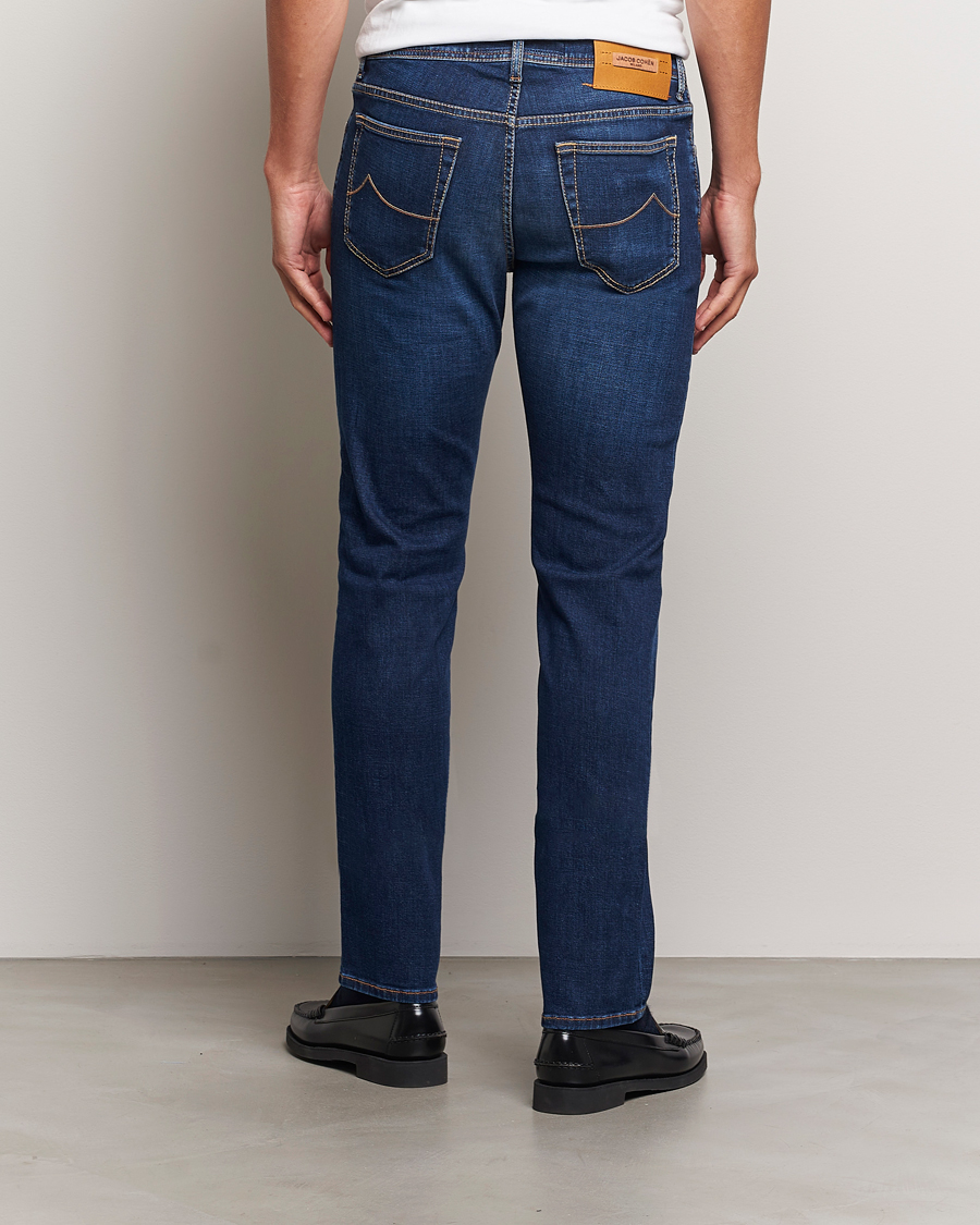 Men | Jeans | Jacob Cohën | Bard Slim Fit Stretch Jeans Mid Blue
