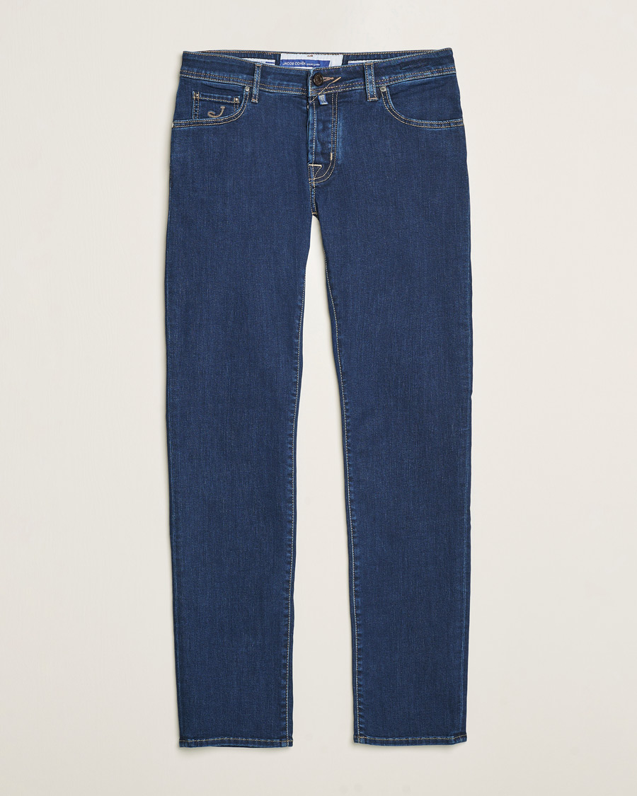 Men | Jeans | Jacob Cohën | Nick Slim Fit Streatch Jeans Dark Blue
