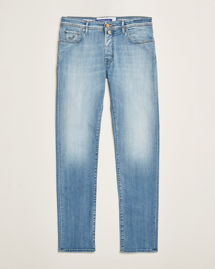 Men | Jeans | Jacob Cohën | Bard Slim Fit Streatch Jeans Light Blue
