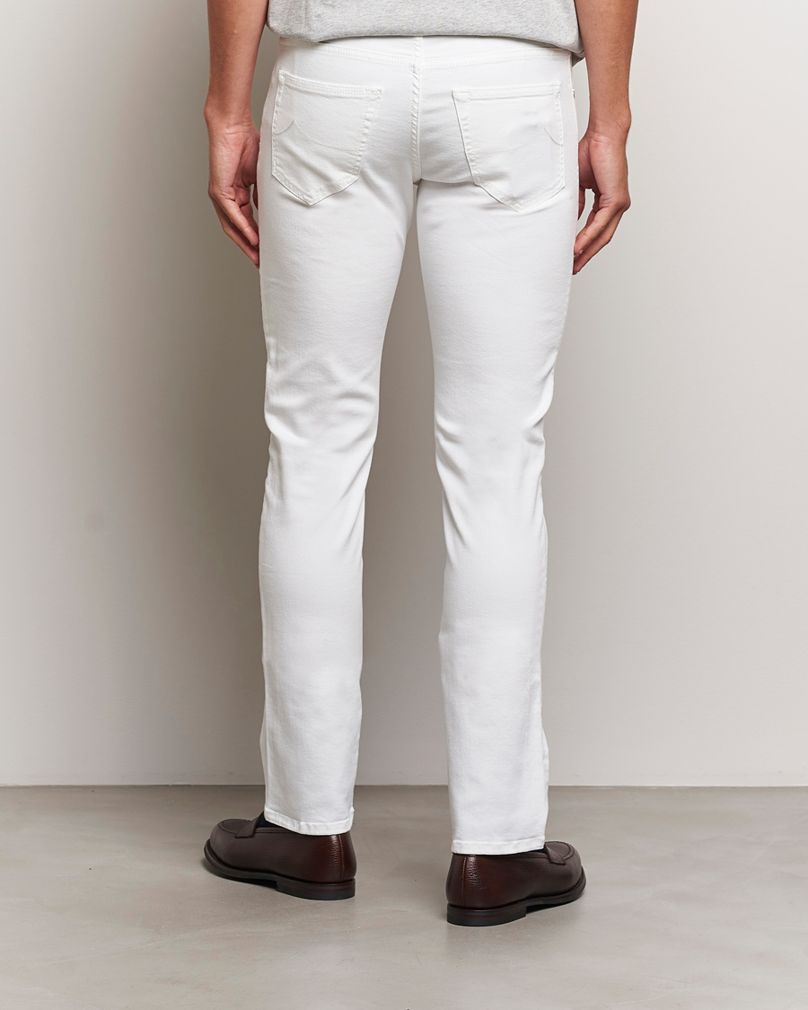 Men | Jeans | Jacob Cohën | Nick Slim Fit Streatch Jeans White