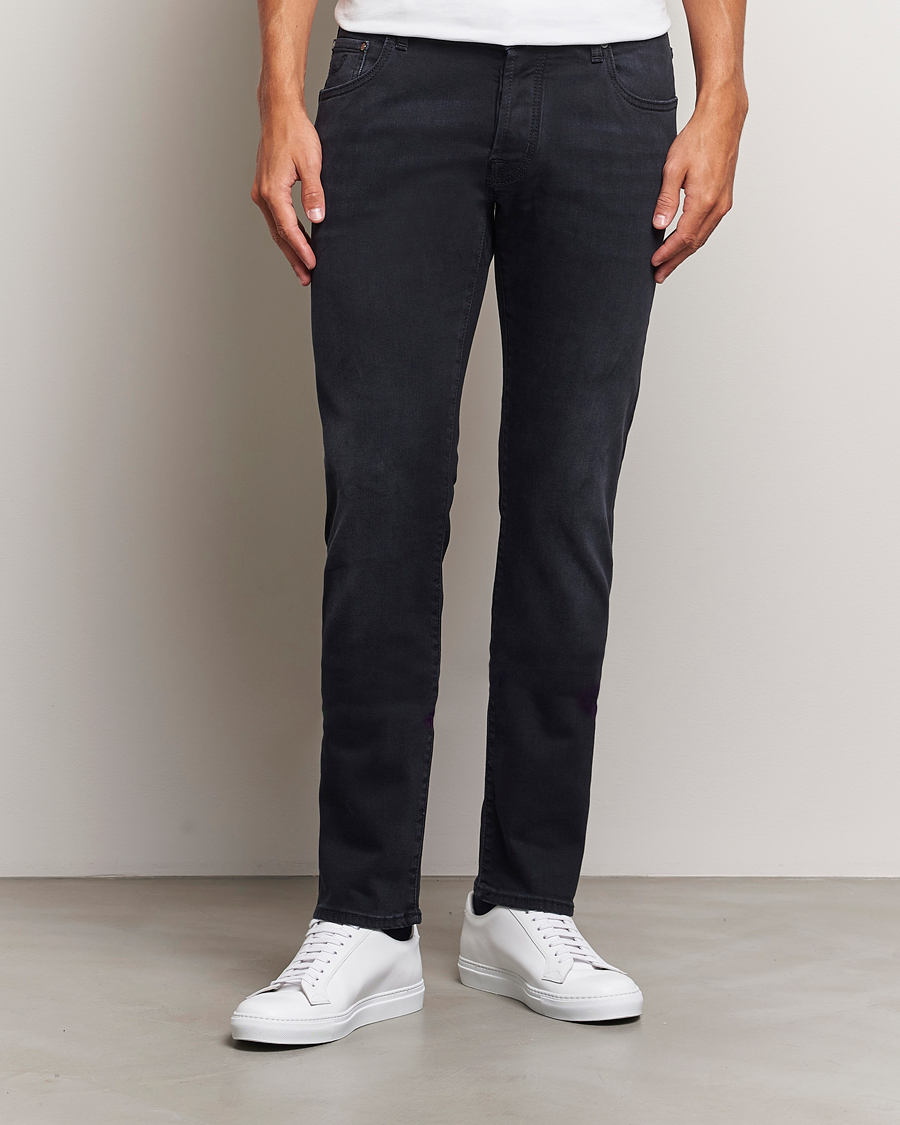 Men | Jeans | Jacob Cohën | Nick Slim Fit Stretch Jeans Grey
