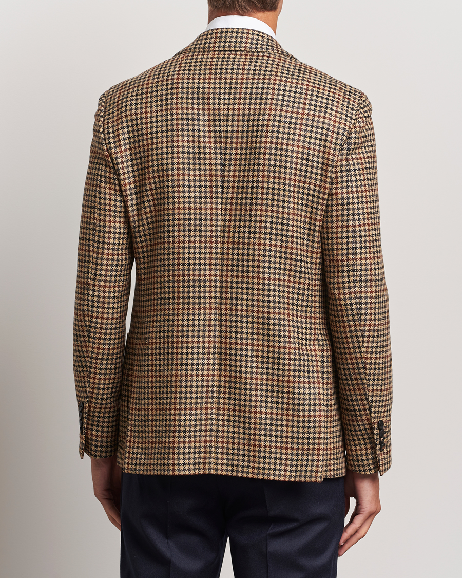 Men | Blazers | Lardini | Checked Wool/Cashmere Blazer Beige/Brown