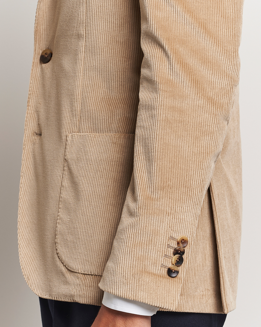 Men | Blazers | Lardini | Corduroy Blazer Beige