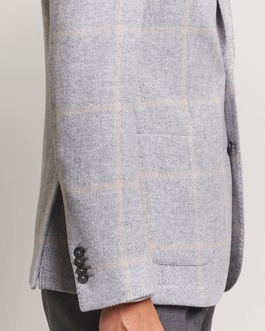 Men | Blazers | L.B.M. 1911 | Jack Regular Jersey Wool Blazer Light Grey