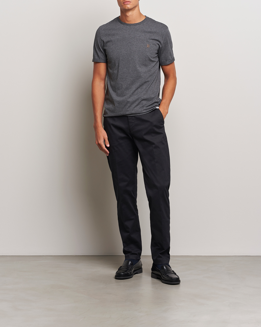 Men | Trousers | LES DEUX | Como Reg Cotton Pants Black