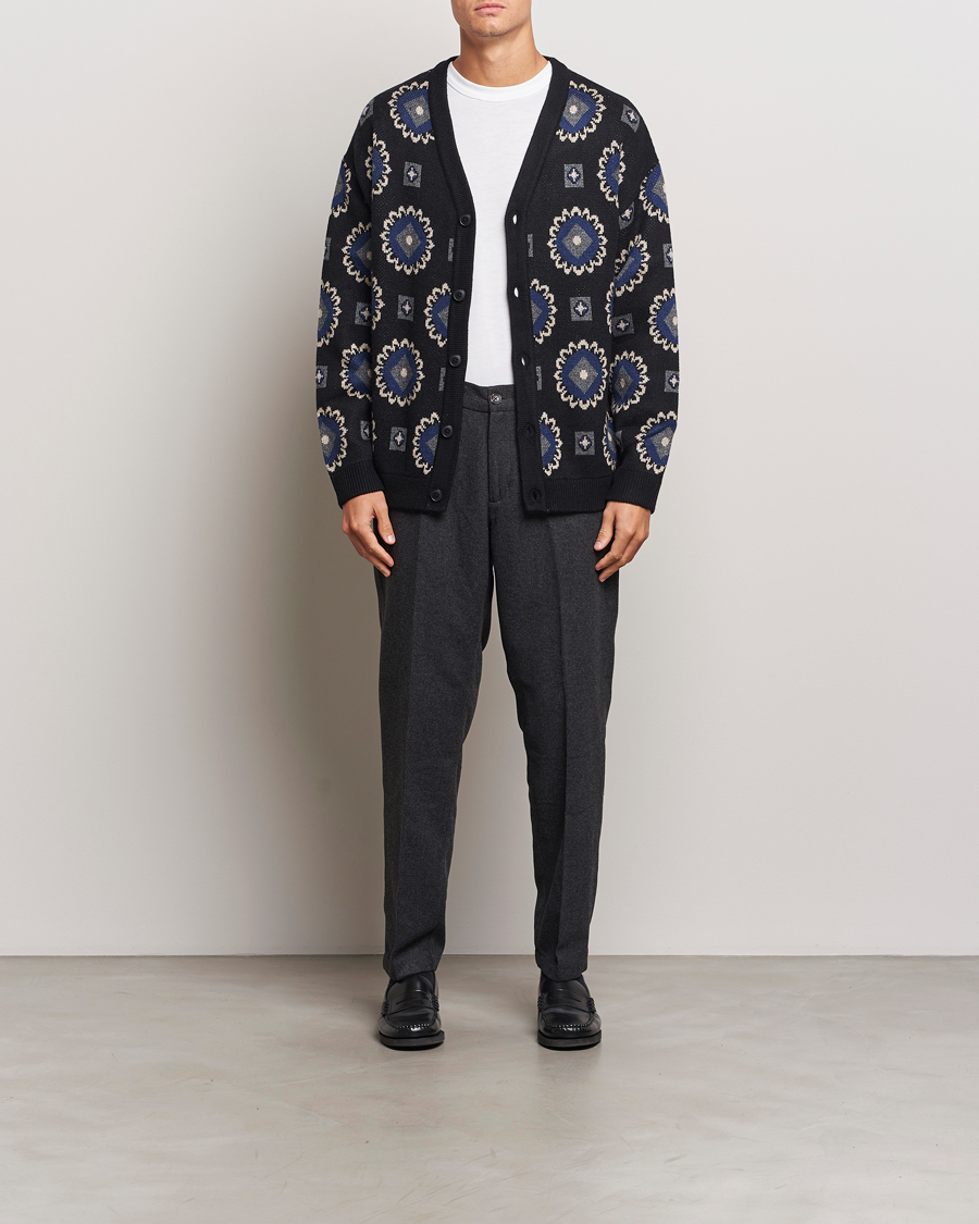 Men | Trousers | LES DEUX | Como Reg Wool Pants Charcoal Melange
