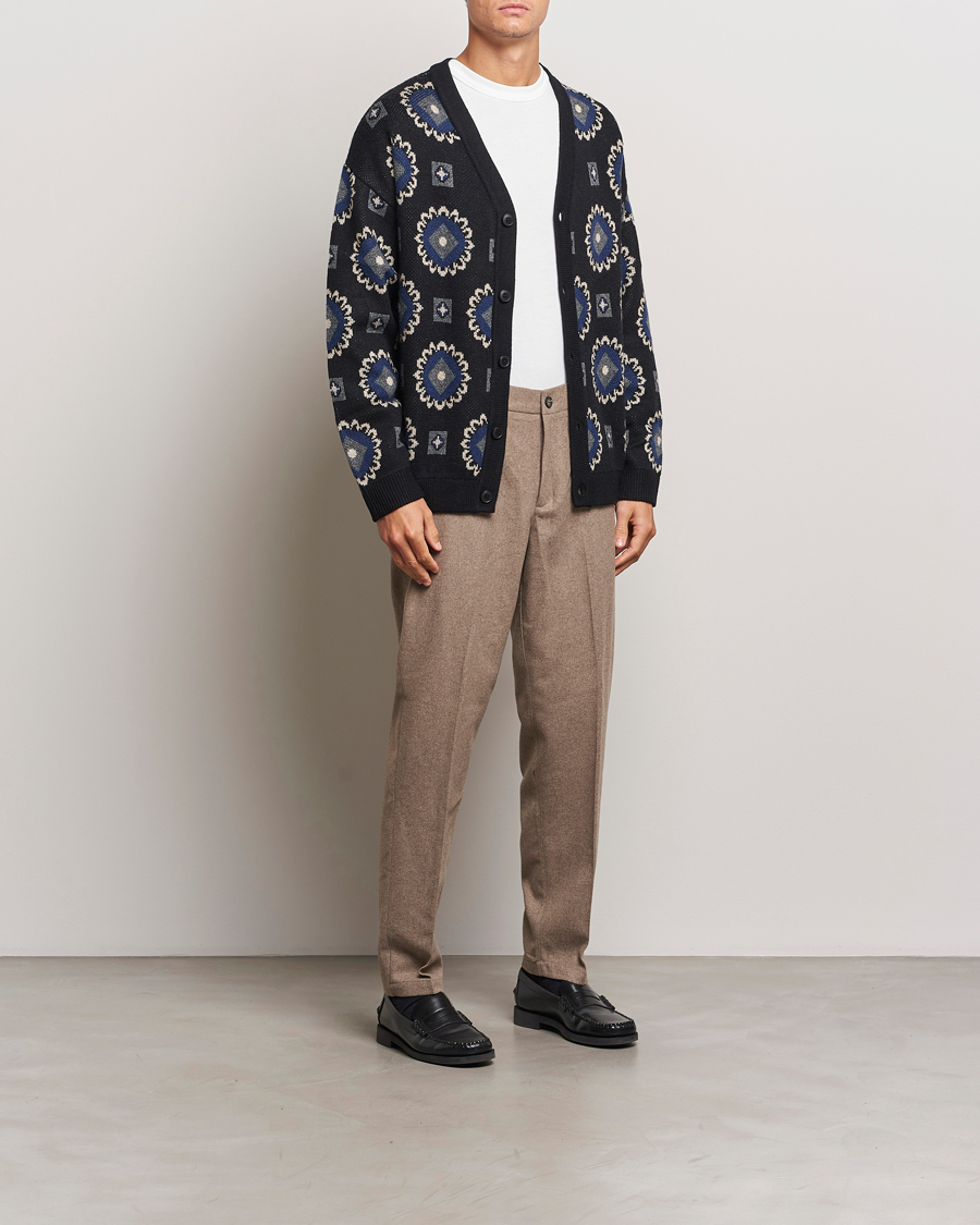 Men | Trousers | LES DEUX | Como Reg Wool Pants Desert Taupe Melange