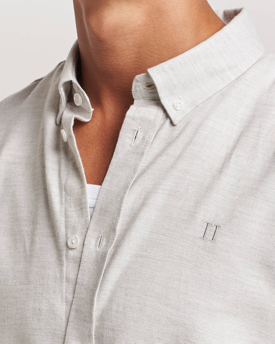 Men | Shirts | LES DEUX | Dessert Reg Shirt Snow Melange