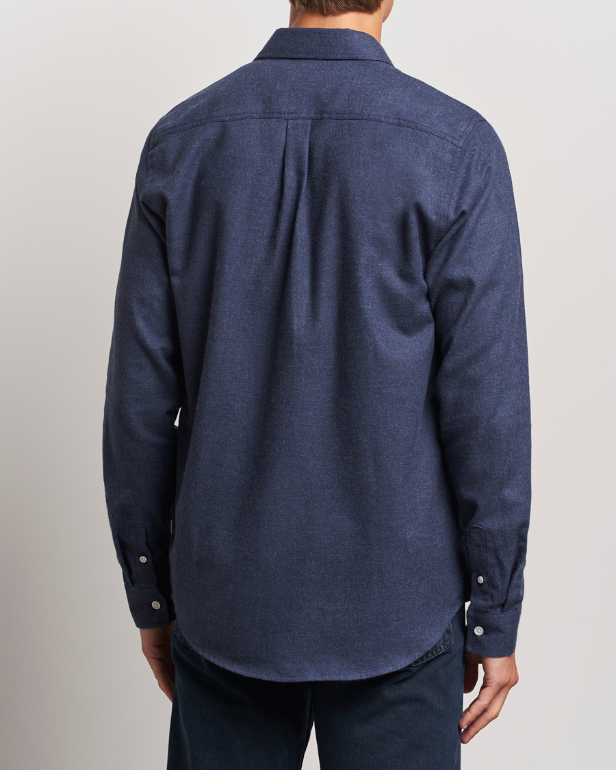 Men | Shirts | LES DEUX | Dessert Reg Shirt Dark Navy Melange