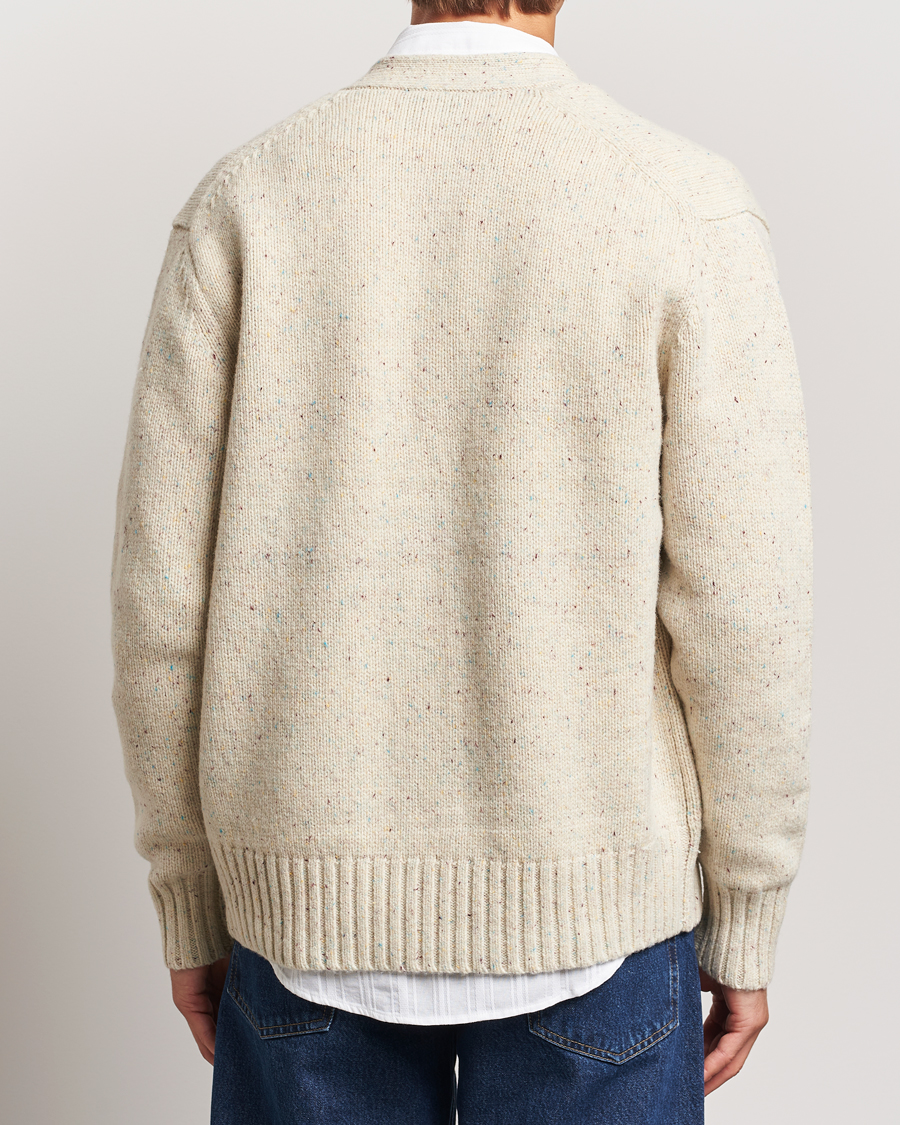 Men | Sweaters & Knitwear | LES DEUX | Gary Fleck Wool Cardigan Light Sand