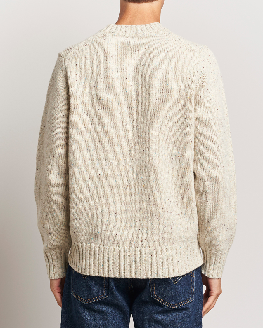 Men | Sweaters & Knitwear | LES DEUX | Gary Fleck Wool Roundneck Light Sand