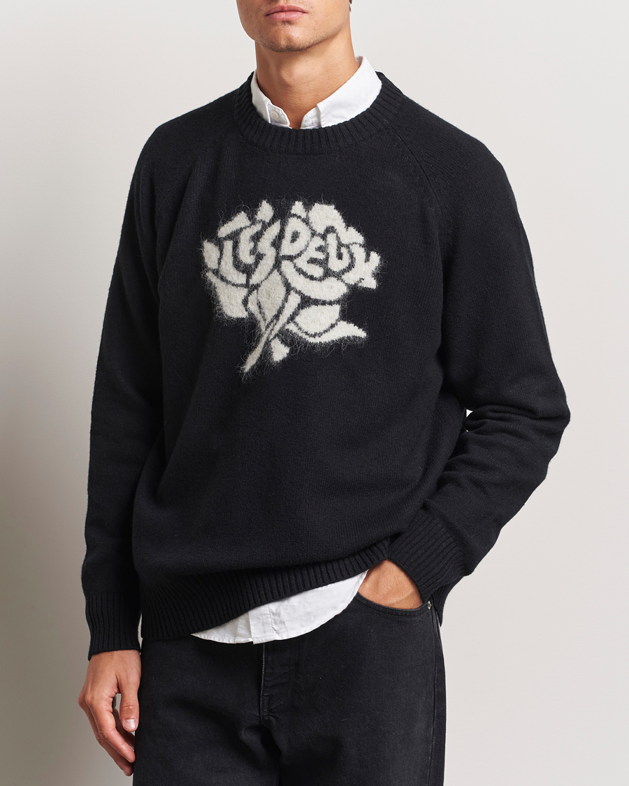 Men | Sweaters & Knitwear | LES DEUX | Felipe Knit Black/Ivory