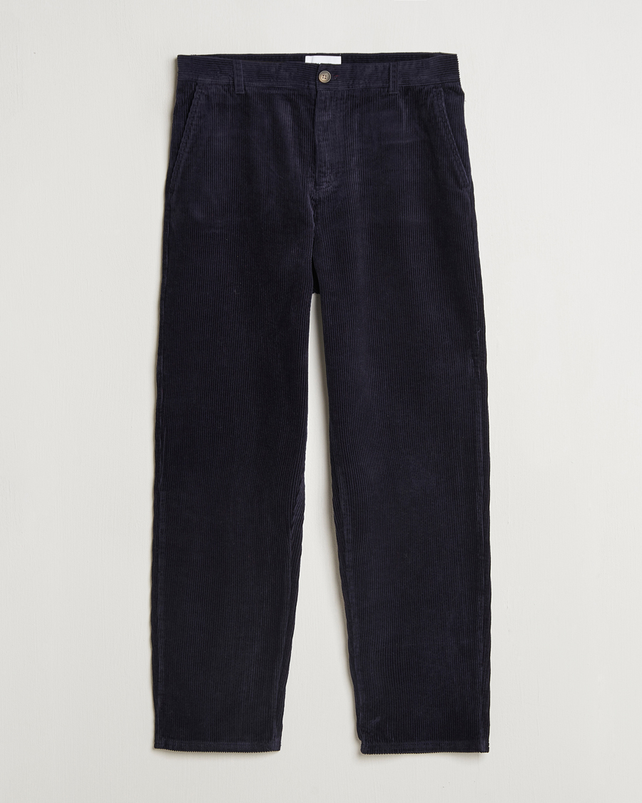 Men | Trousers | LES DEUX | Kody Heavy Corduroy Pants Dark Navy