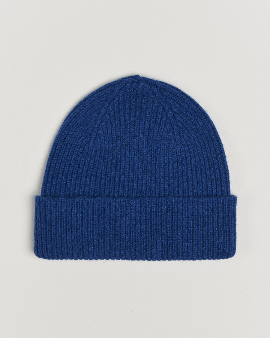 Men | Beanies | Le Bonnet | Lambswool/Caregora Beanie Marin