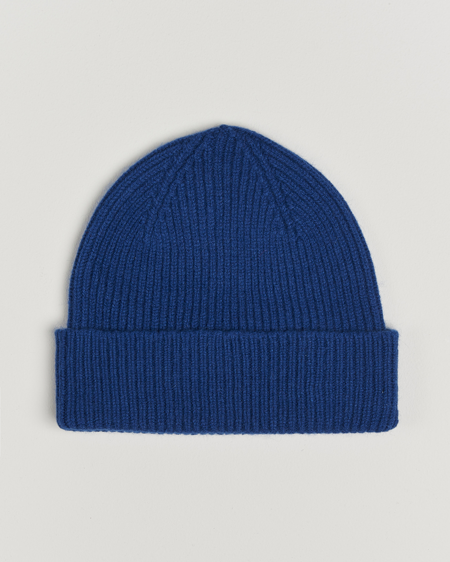 Men | Beanies | Le Bonnet | Lambswool/Caregora Beanie Marin