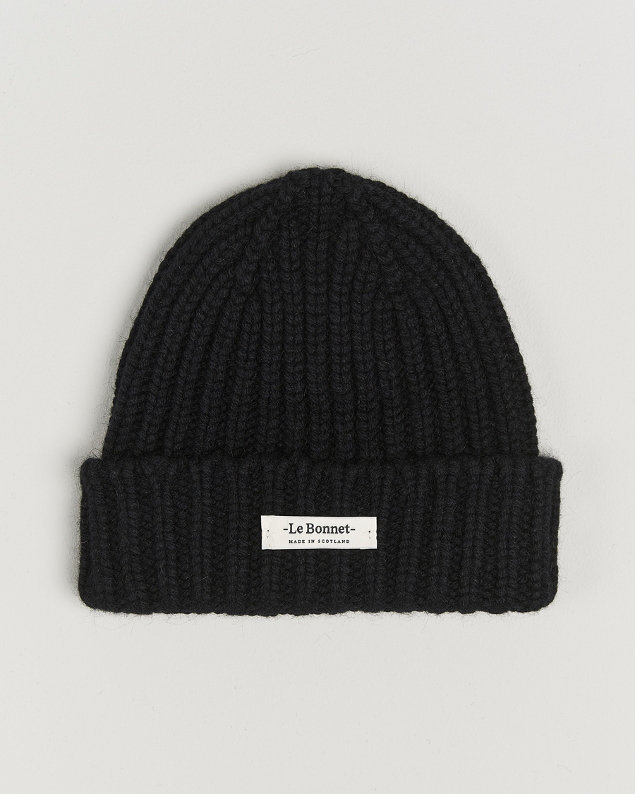 Men | Beanies | Le Bonnet | Le Grand Logo Onyx
