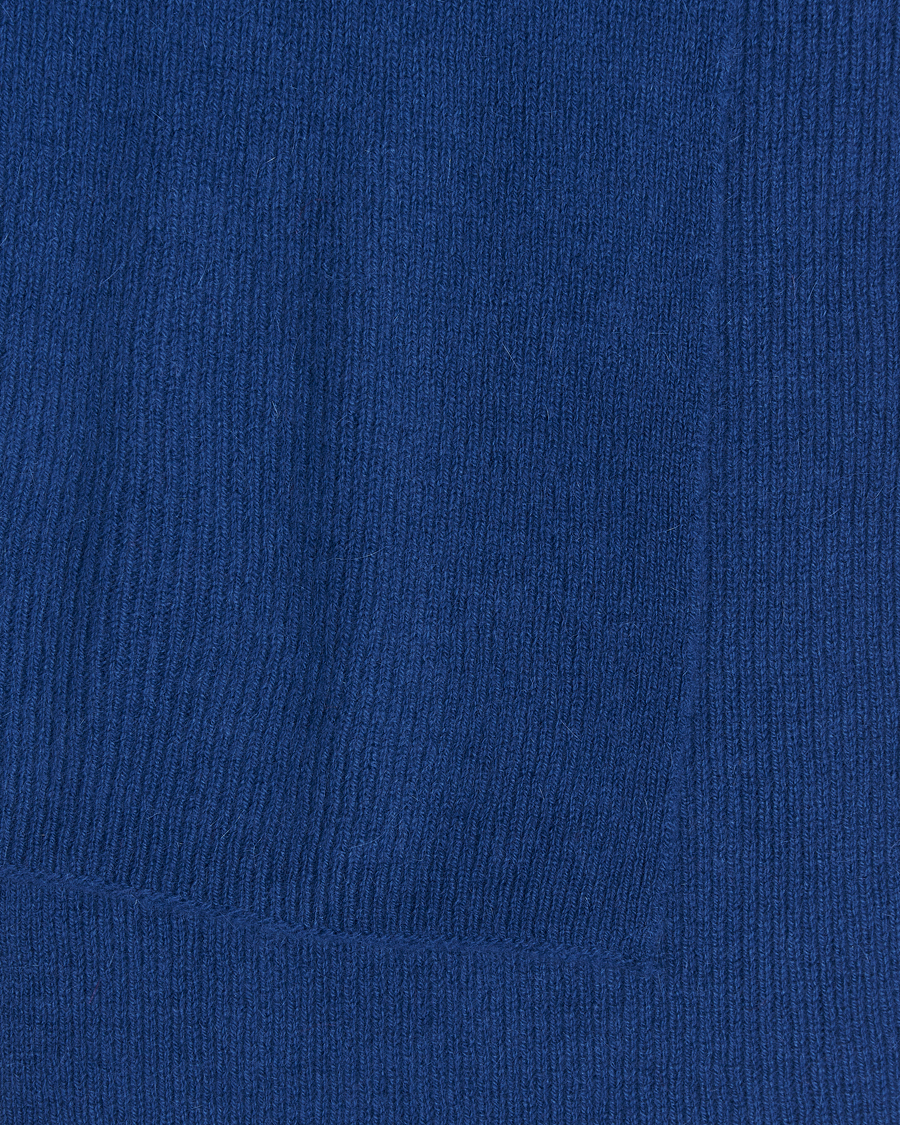 Men | Scarves | Le Bonnet | Lambswool/Caregora Scarf Marin