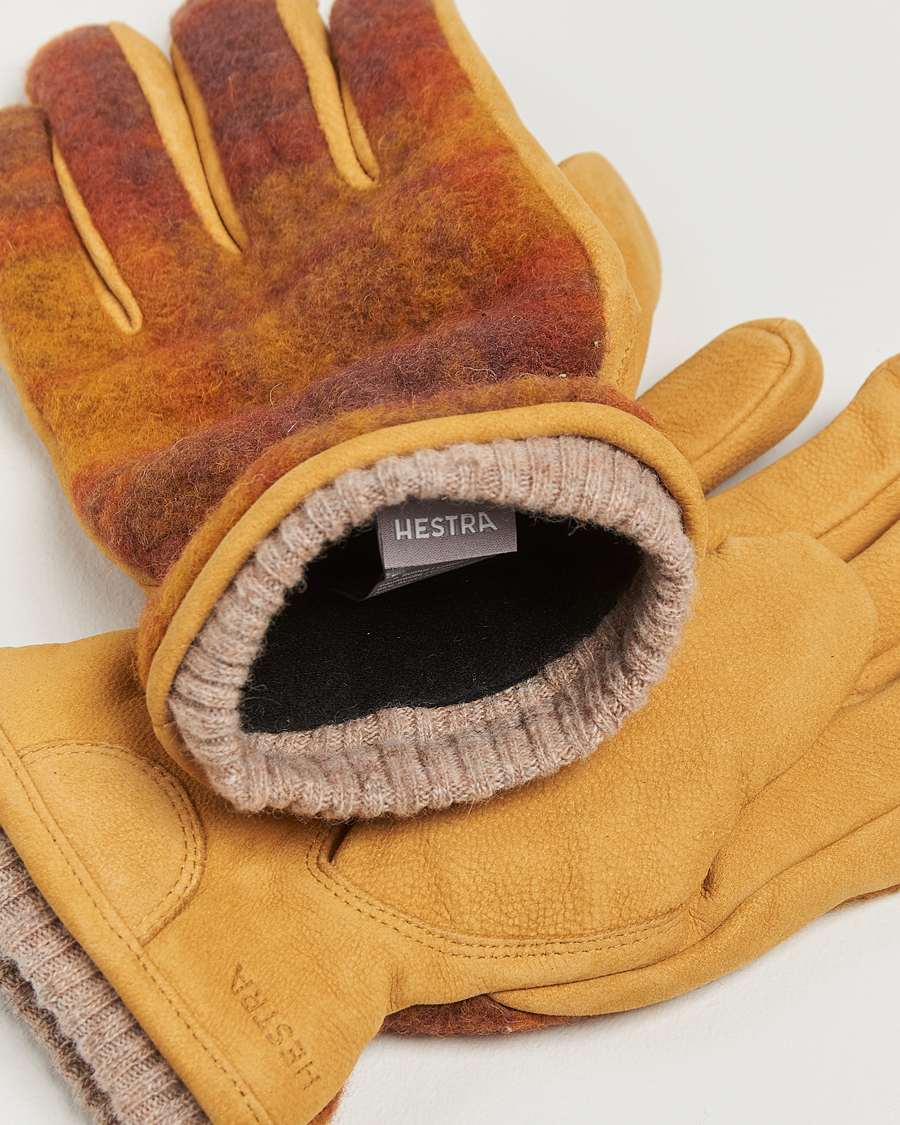 Men | Gloves | Hestra | Noah Wool/Nubuck Primaloft Glove Multi