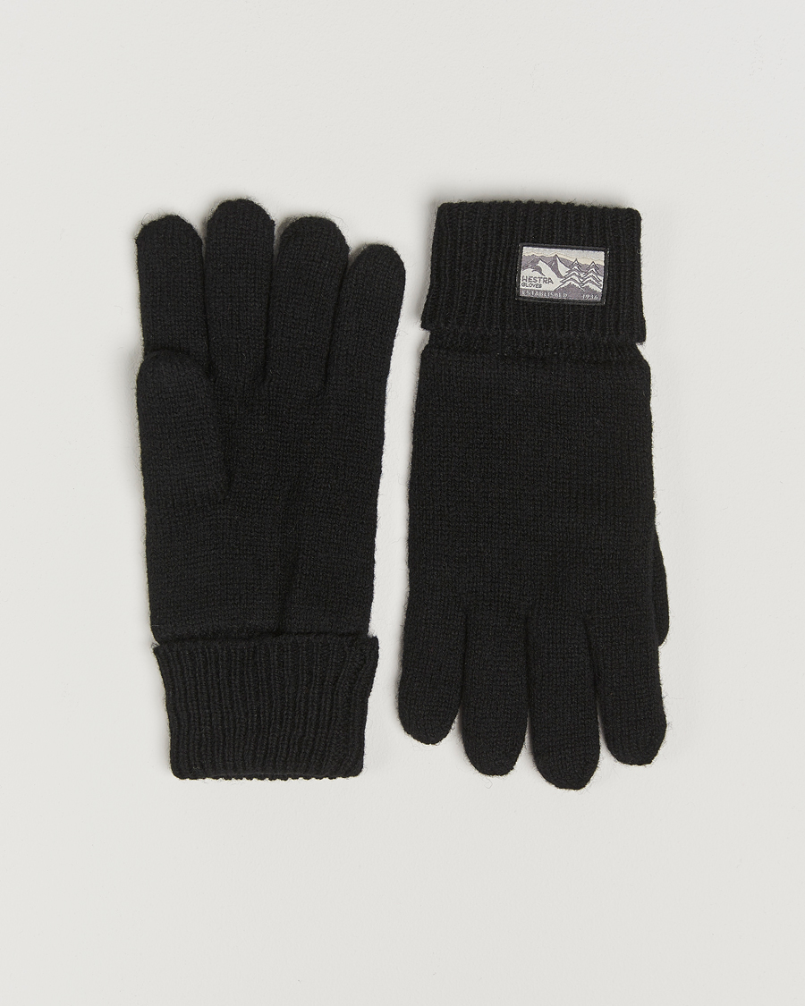 Men | Hestra Raggwool Glove Black | Hestra | Raggwool Glove Black