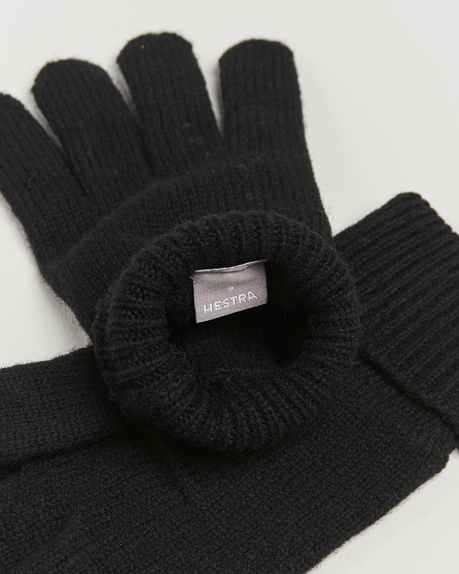 Men | Hestra Raggwool Glove Black | Hestra | Raggwool Glove Black