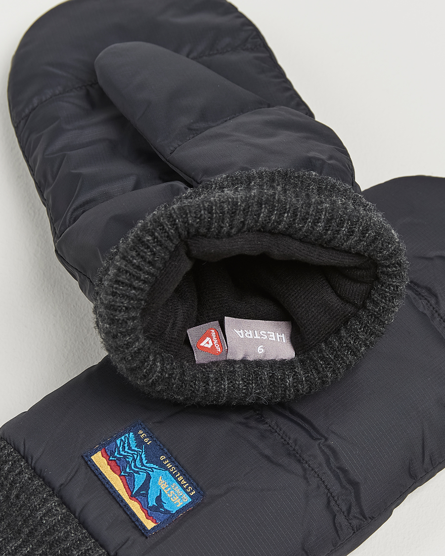 Men | Gloves | Hestra | Otra Wind-/Waterproof Primaloft Glove Black