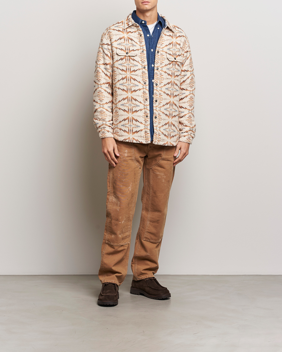 Men | Coats & Jackets | Pendleton | Bay City Teddy Lined Shirt Jacket Trapper Peak