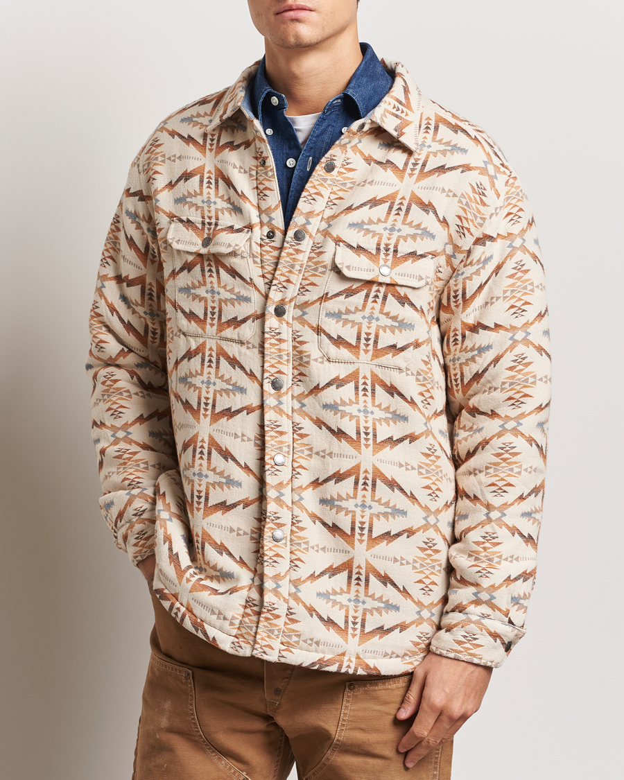 Men | Coats & Jackets | Pendleton | Bay City Teddy Lined Shirt Jacket Trapper Peak