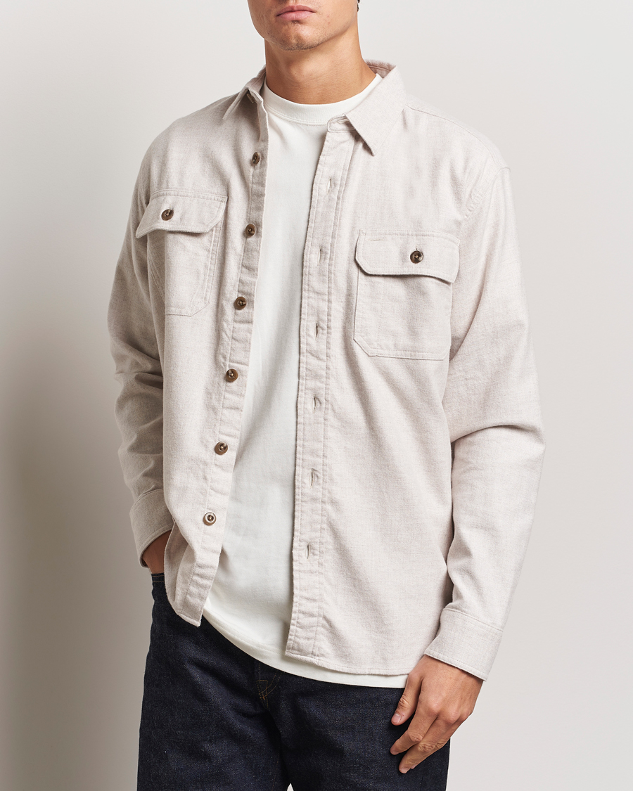 Men | Shirts | Pendleton | Burnside Flannel Shirt Natural