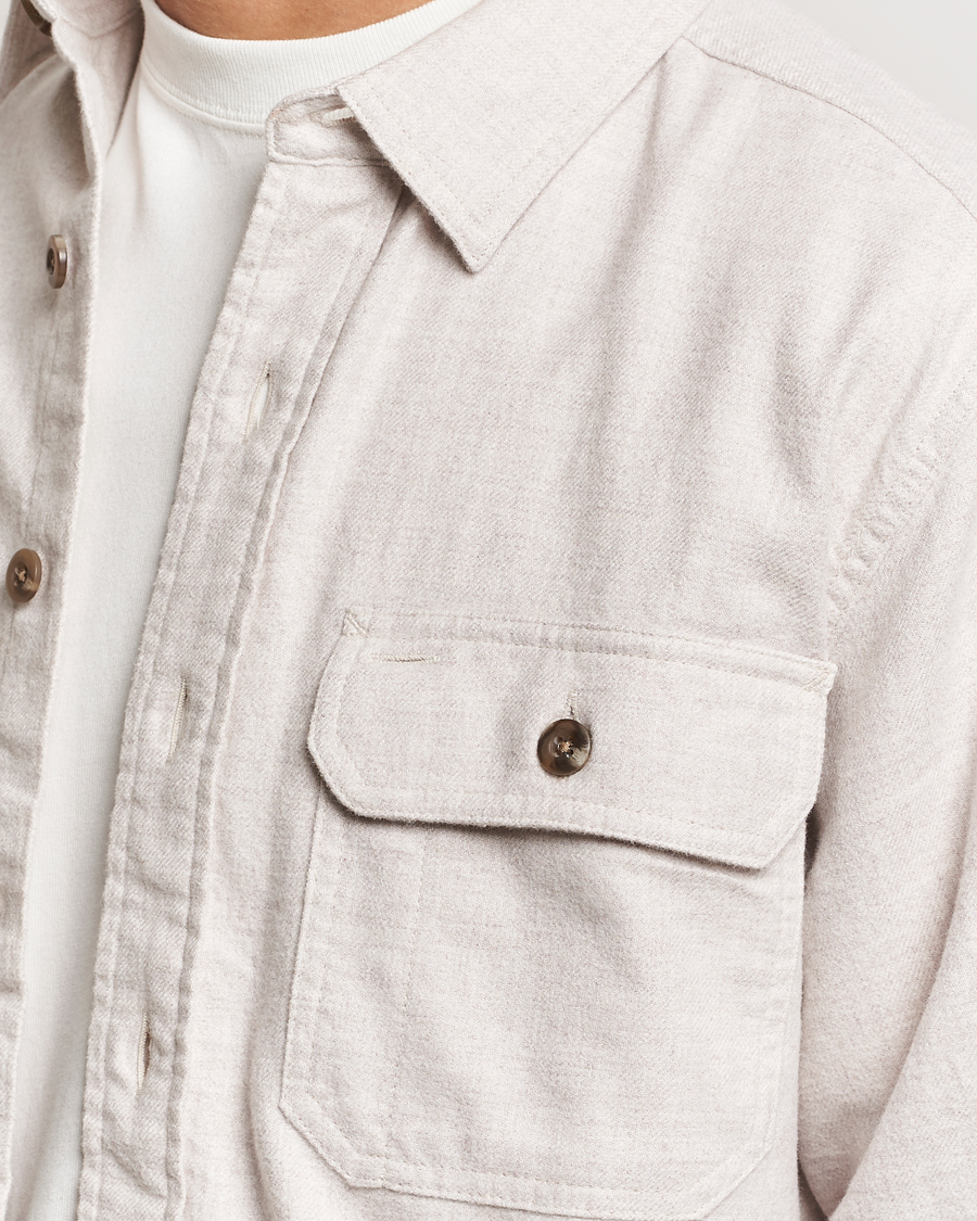 Men | Shirts | Pendleton | Burnside Flannel Shirt Natural